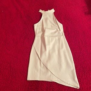White mini dress
